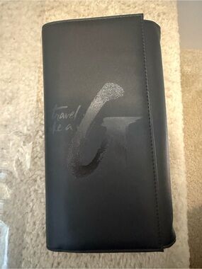 Black Travel Wallet/Passport Holder